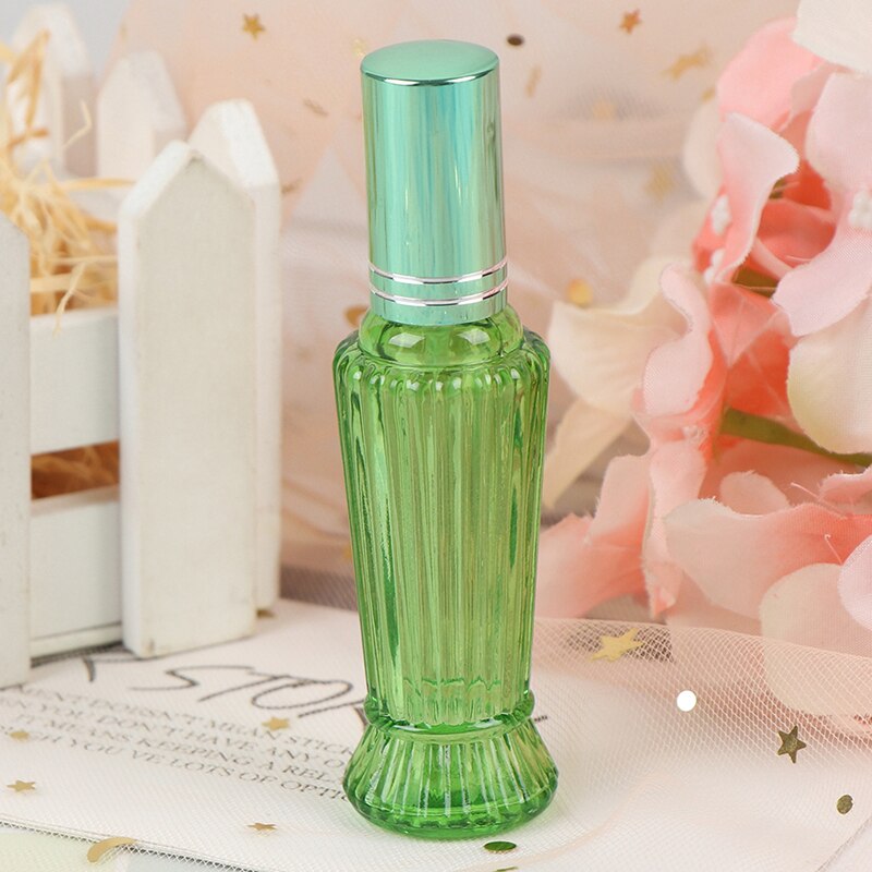 Mini bouteille de parfum en verre coloré de 15ml, épais, vide, emballage cosmétique, rechargeable: GN