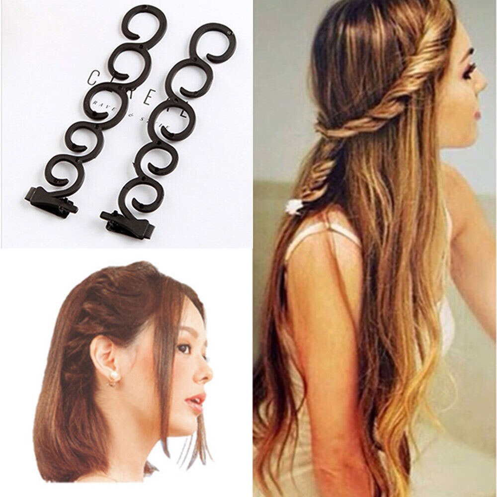 Multi-Stijl Vrouwen Haar Styling Twist Clip Stick Bun Maker Diy Haar Vlechten Gereedschap Haaraccessoires Braider Diy Kapsel