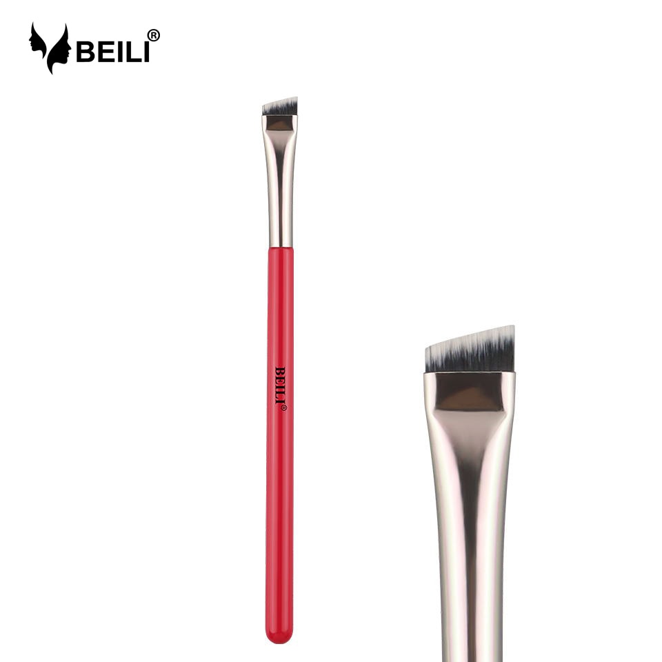 BEILI – Pinceau de maquillage pour les sourcils, professionnelle, pour application d'eye-liner, 1 pièce,