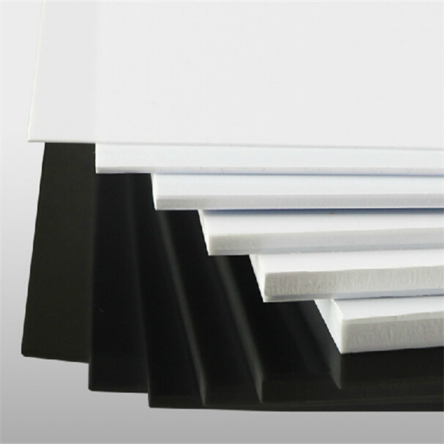 Tablero de espuma de PVC, placa plana de plástico, 300x200mm con 1mm, 2mm, 3mm, 5mm, 7mm, 9mm de espesor