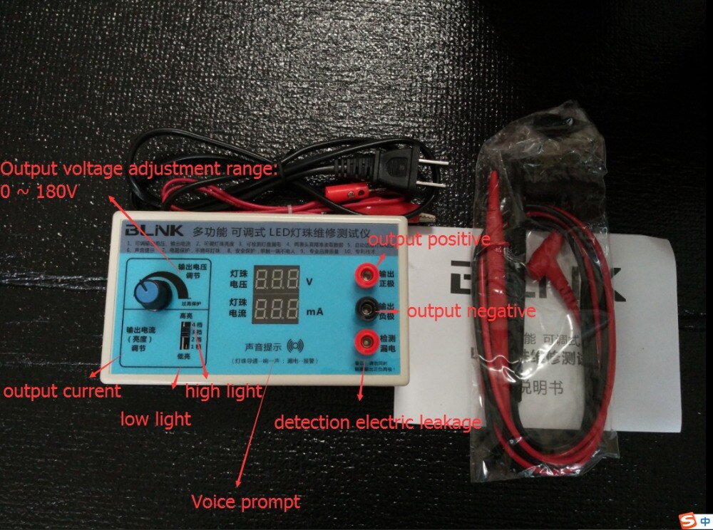 Ac 220 V Screen Led-achtergrondverlichting LED Tester LCD TV LED backlighti Tester Lamp kralen Light board LED licht Tester