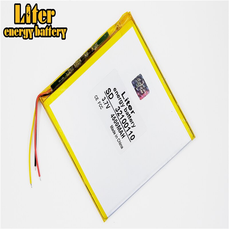 3 line Liter energy battery 32100110 3.7V lithium polymer 4500MAH tablet computer navigation battery