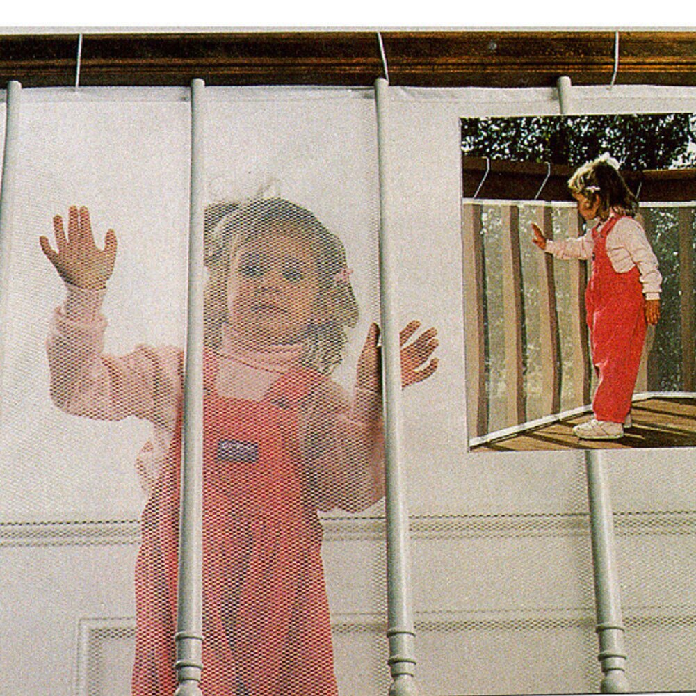 Protective Balcony Safety Net Children Stairs Rail Easy Install Patio Mesh Fencing