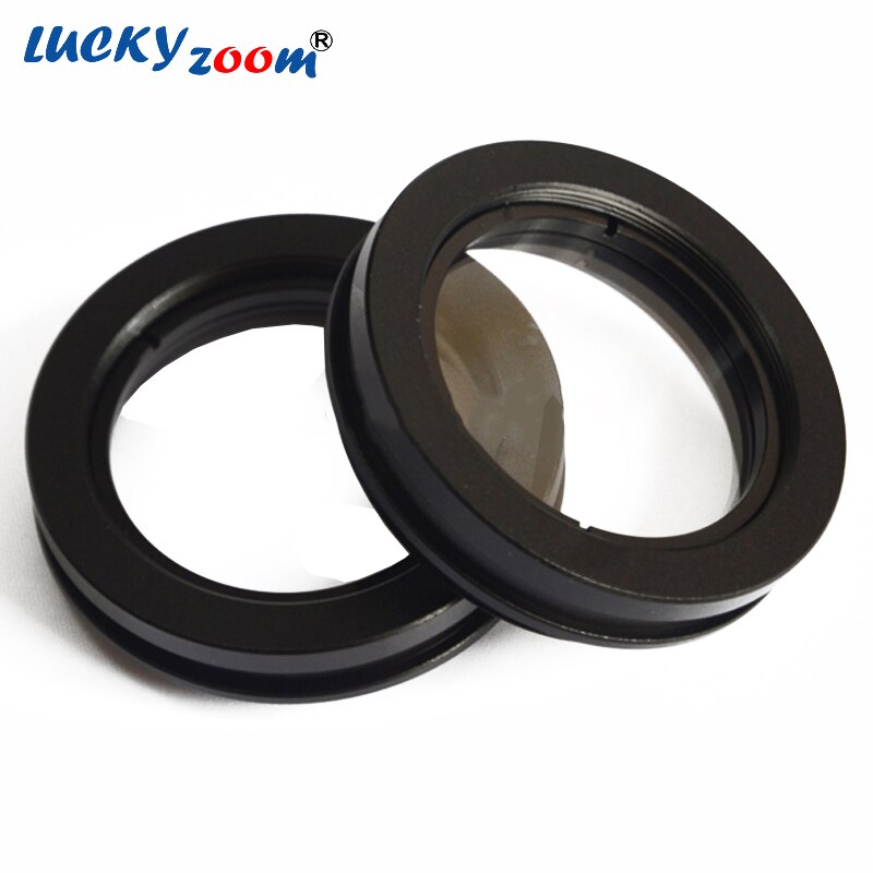 1X Hilfs Barlow Len Für SZM Stereo Mikroskope 48MM binokular Trinocular Ziel Schutzhülle Len Optische Glas Len