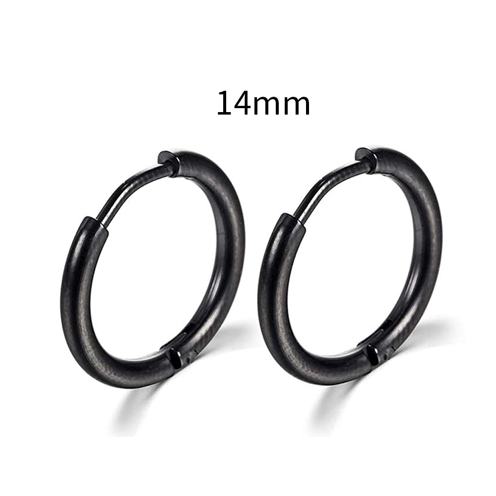 Simple Stainless Steel Small Hoop Earrings for Women Men Cartilage Ear Piercing Jewelry Pendientes Hombre Mujer: Yellow / Blue Zinc Plated