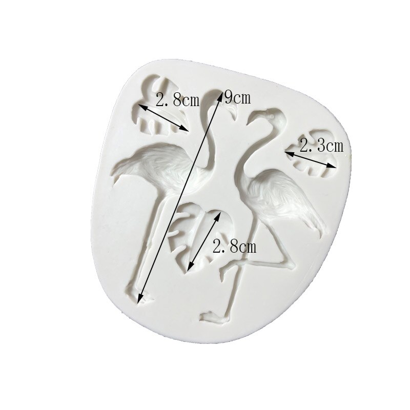 Aouke Schildpad Blad Flamingo Decoreren Mallen Cake Silicone Mold Sugarpaste Chocolade Gumpaste Mal van Klei K121