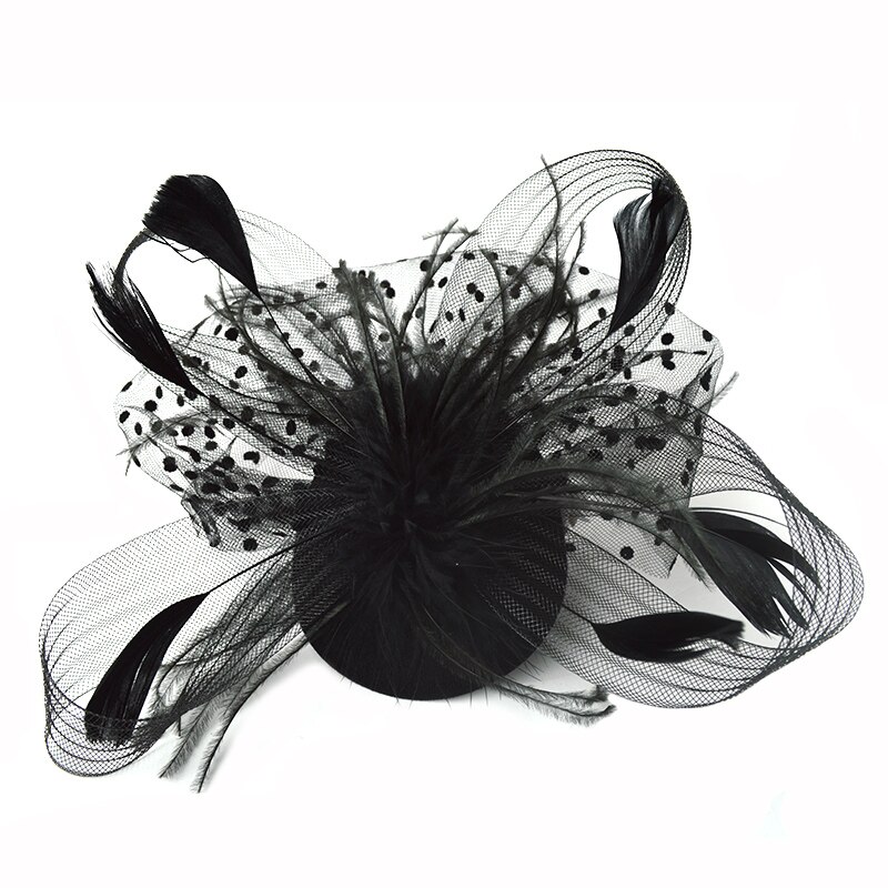 Gorro tocado para novia ropa de cabeza nueva dulce mujer Departamento sombrero invierno adulto señora sombreros B-7791: Black
