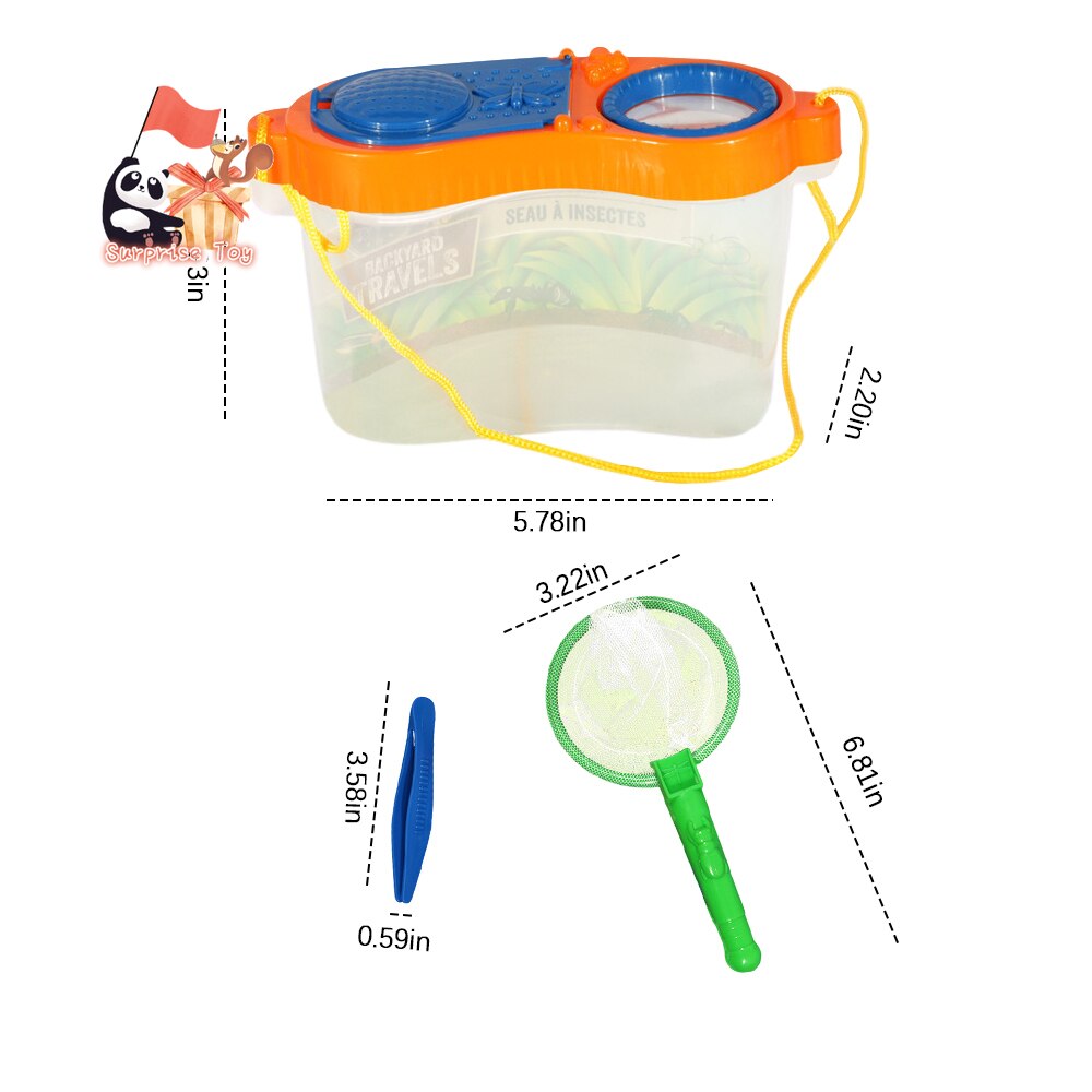 Draagbare Insect Waarnemer Kind Vergrootglas Speelgoed Observatie Doos Kinderen Outdoor Experiment Exploratie Apparatuur Levert Biologie