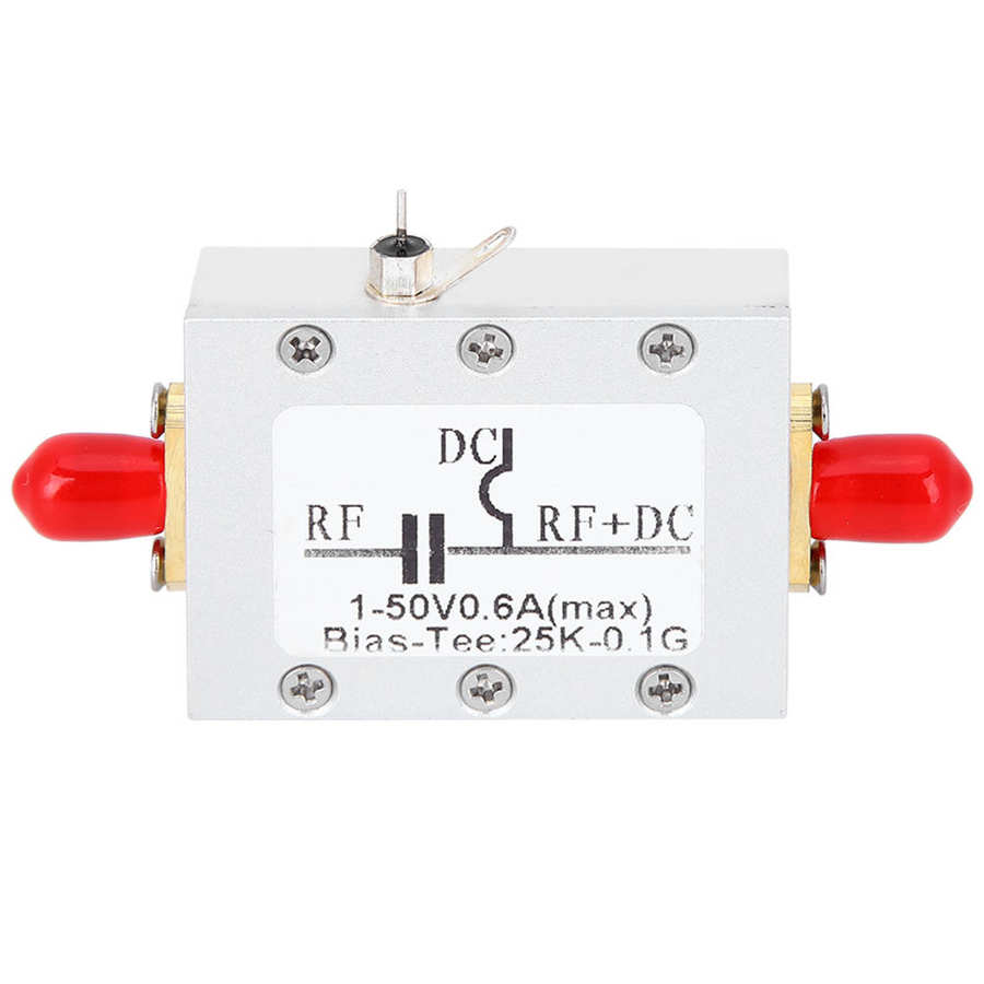 Frequency Counter RF Broadband Module DC Blocker Module Coaxial Feed Low Insertion Loss 25K 100MHz HF AM RF Broadband Module