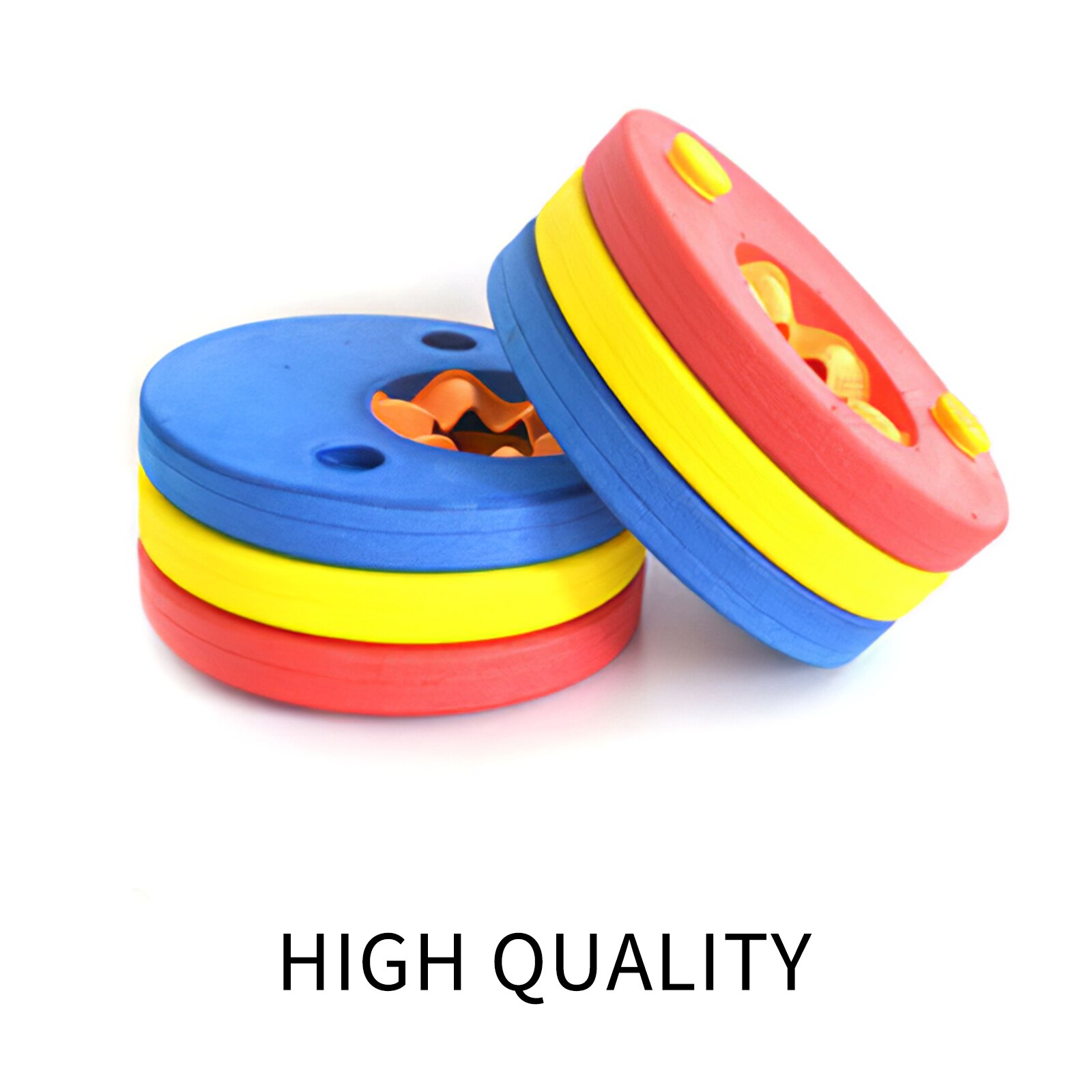 6 Stks/pak Eva Schuim Zwemmen Discs Arm Bands Drijvende Mouwen Opblaasbaar Zwembad Float Board Baby Zwemmen Oefeningen Cirkels Ringen