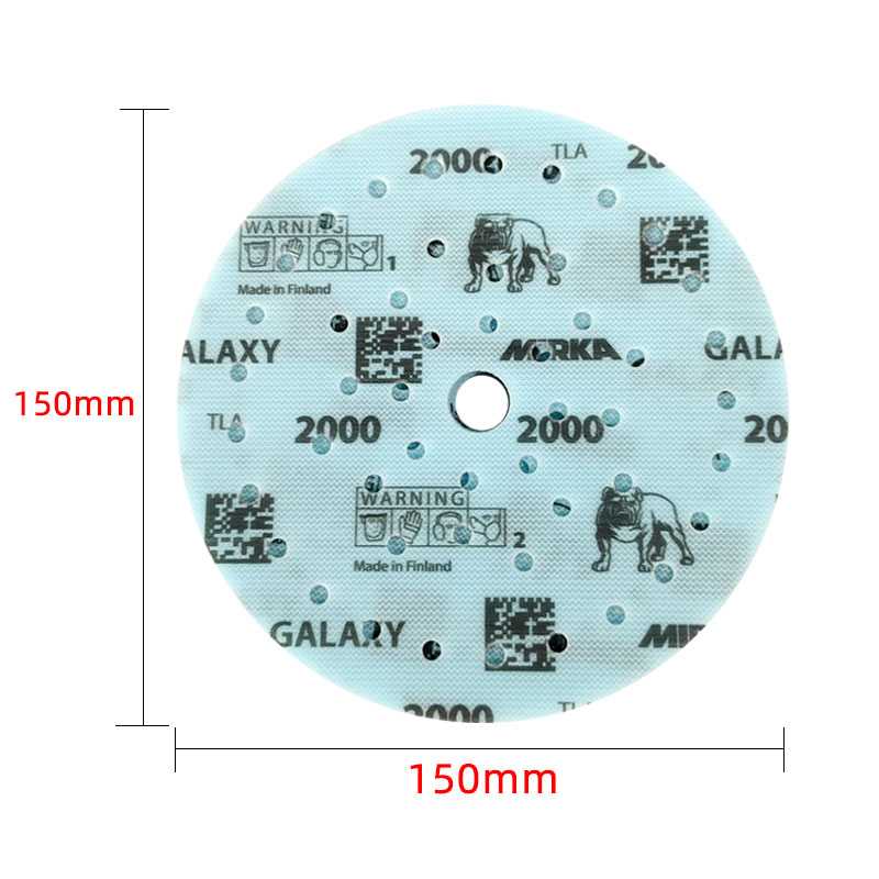 GALAXY Mirka Car Beauty Droogschuurpapier Rond 6 Inch 150mm Vliesbevestigd voor Houtbewerking Meubels Hardware Polijsten