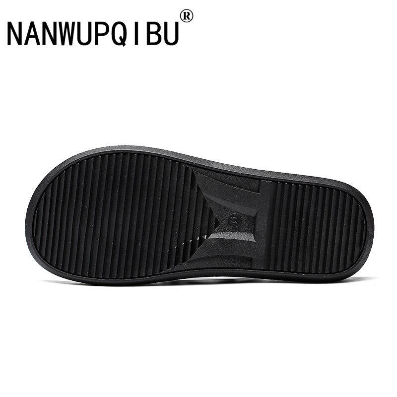 Tofflor flip flops män sommar coola män skor utomhus mjuka fritidsskor andas bekväma vävda tofflor män