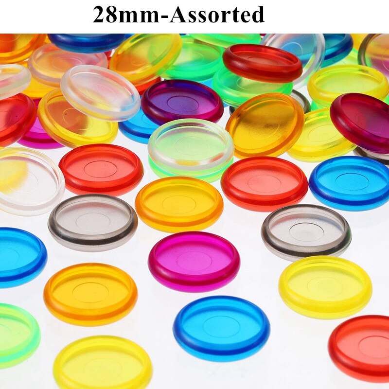 100 sztuk kolorowe Disc Binder dla Discbound notebooki/Planner 24/28mm grzyb otwór luźny liść wiążące Discbound dyski: Assorted-28mm
