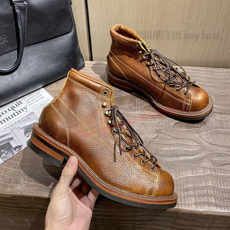 hoch-oben-Stiefel für Herren, kurzes Gesicht, Arbeitsschuhe, Radfahren, Moto-Stiefel, Fallschirmjäger, kurze Stiefel, Reiten, Motorradfahrerstiefel