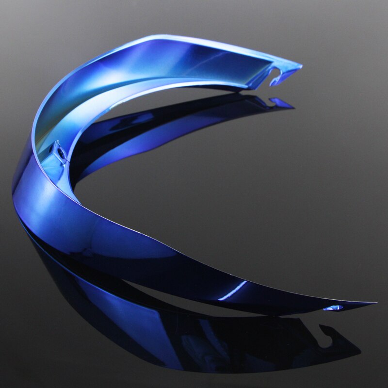 Motorcycle Helmet Big Tail Spoiler For AGV PISTA GRP GP VELOCE-S Rear PARTS &amp; ACCESSORIES Moto Casco Adornment: Electroplating blue