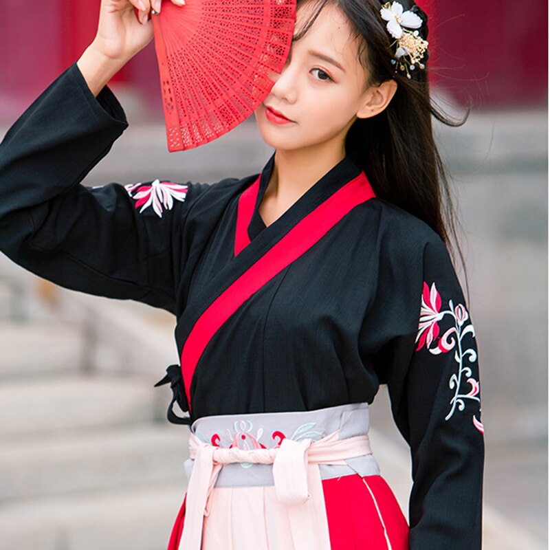 Hanfu, vestido popular para mujer, ropa wushu, atuendo antiguo chino para mujer, vestido cheongsam, ropa tradicional china para mujer