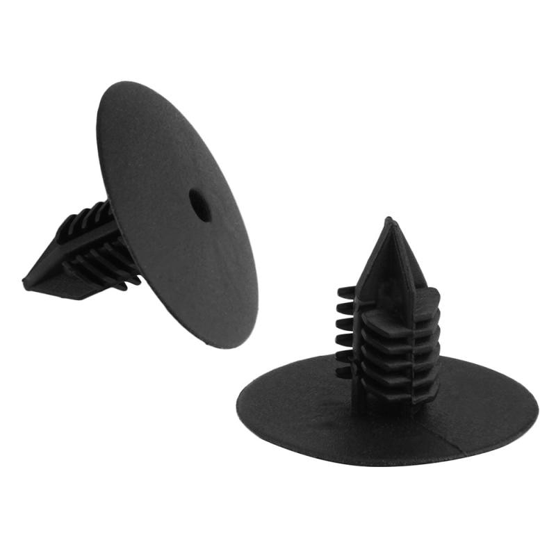 10Pcs Black Plastics Wheel Arch Lining Splash Guard Trim Clips For Renault Clio MK2 Scenic Megane Car Styling Fender Accessories