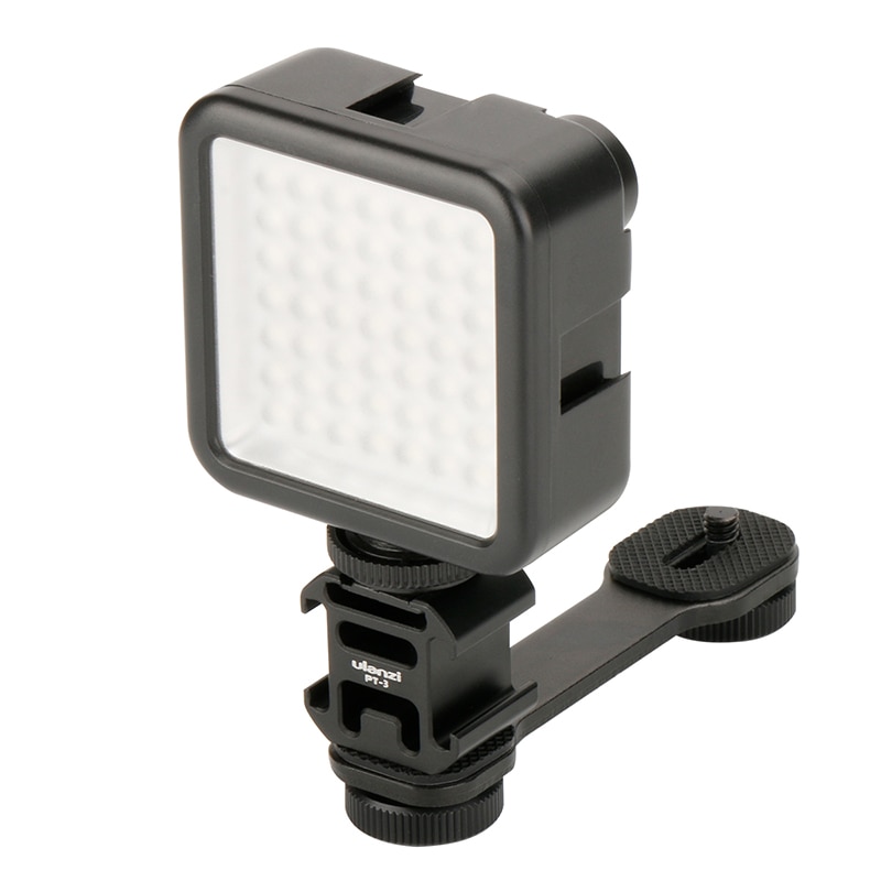 Support trépied lumière LED barre d'extension de Microphone pour DJI Osmo Mobile 3 2 poches Zhiyun lisse 4 3 accessoires de cardan portables