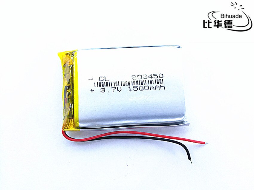 10 stks/partij Liter energie batterij 3.7 V 1500 mAh 803450 Lithium Polymer LiPo Oplaadbare Batterij li ion cellen