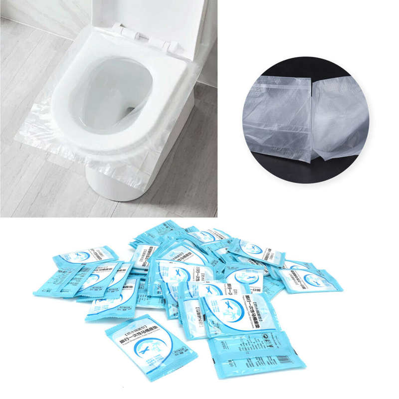 50Pcs Disposable Toilet Pad Clean And Hygienic Toilet Seat Cover For Public Restroom Travel