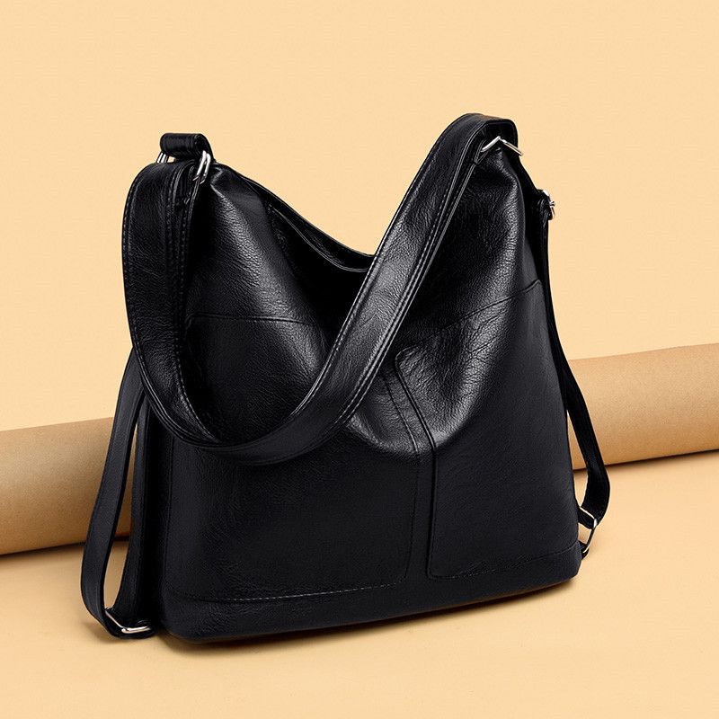 Sacs à main en cuir Pu pour femmes, sac à bandoulière de grande capacité, bourse Hobo, fourre-tout de luxe , sac à épaule pour dames