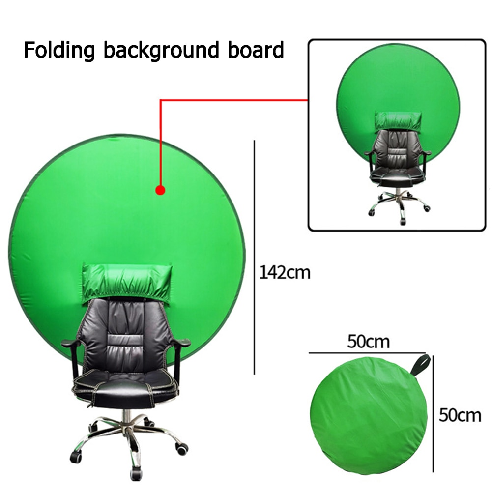 Groen Scherm Fotografie Props Draagbare Chroma Key Achtergrond Foto &#39;S Voor Video Studio Fotografie Opvouwbare Reflector Achtergrond