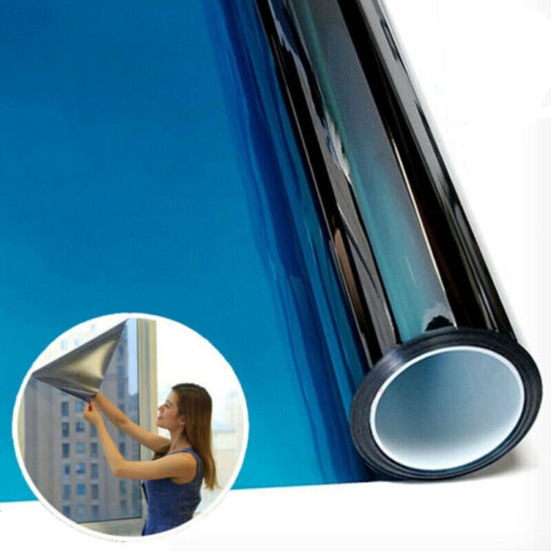 One Way Mirror Window Film Solar Tint Reflection Decorative Heat Privacy Control