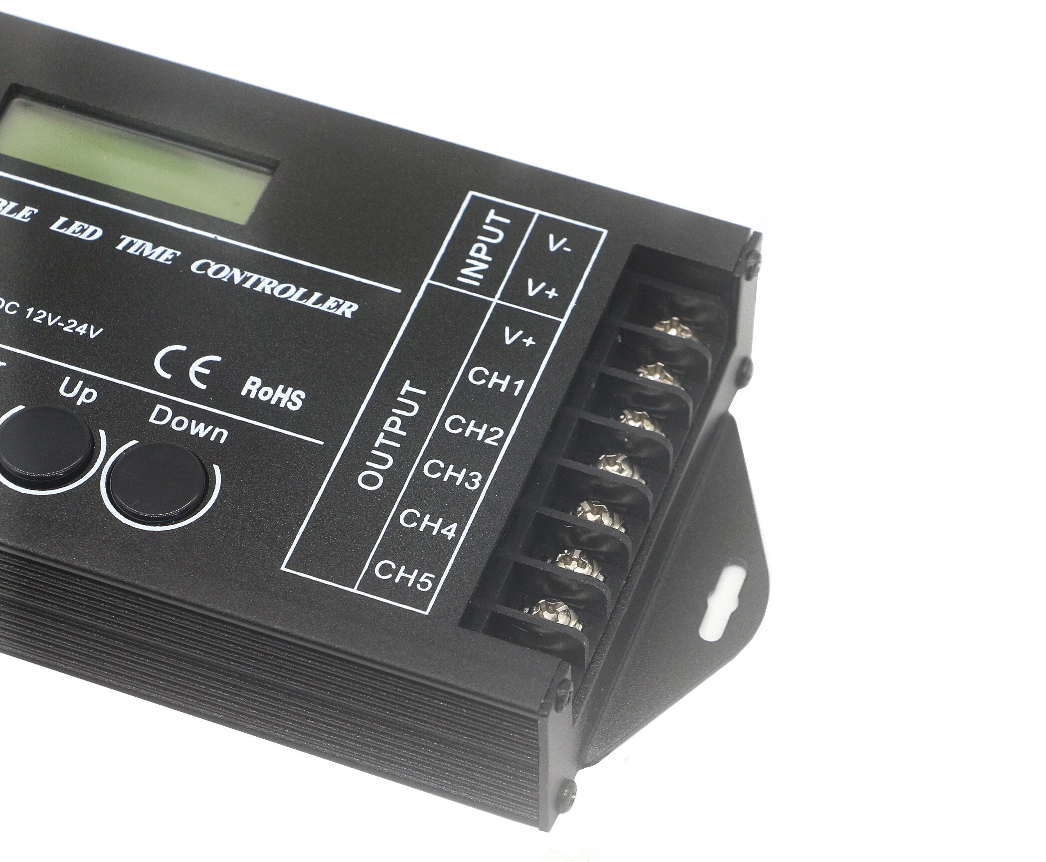 Controlador Led Programable para PC TC420 TC421, controlador de tiempo Led wifi, atenuador de PC RGB, 5 canales DC12V 24V para tira Led