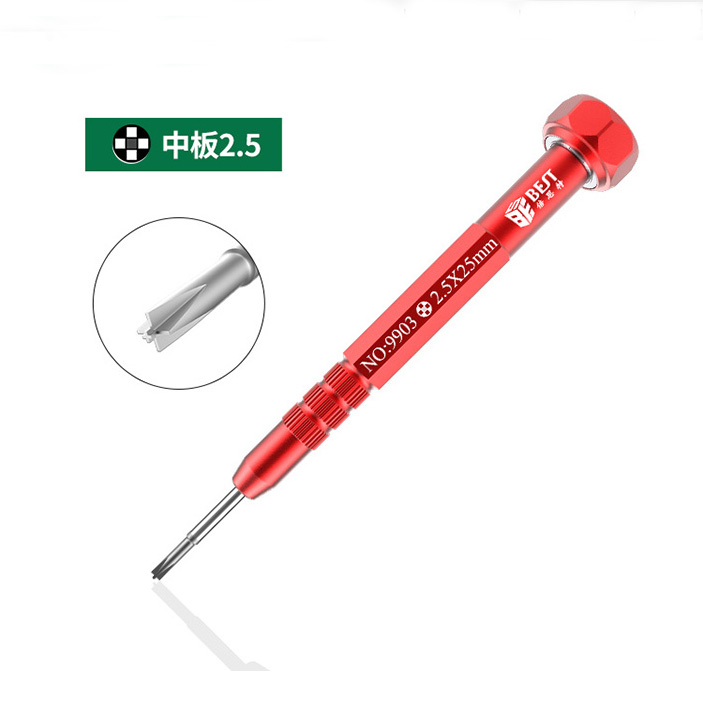 Precision Screwdriver P2 0.8 Pentalobe Y 0.6 Tri Wing 1.5 Phillips 2.5 Cross Head for iPhone Samsung xiaomi Huwei Repair Tool: Brown
