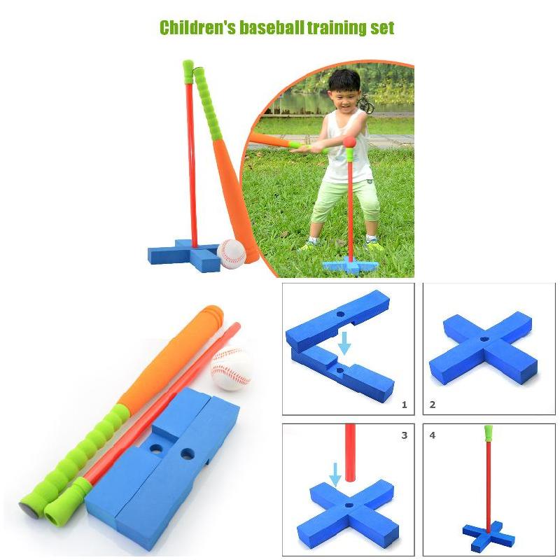 Kinderen Training Honkbal Zachte Rubber Baseball Set Veilig Voor Ouder-kind Interactie Student Outdoor Beisebol Bate De Beisbol