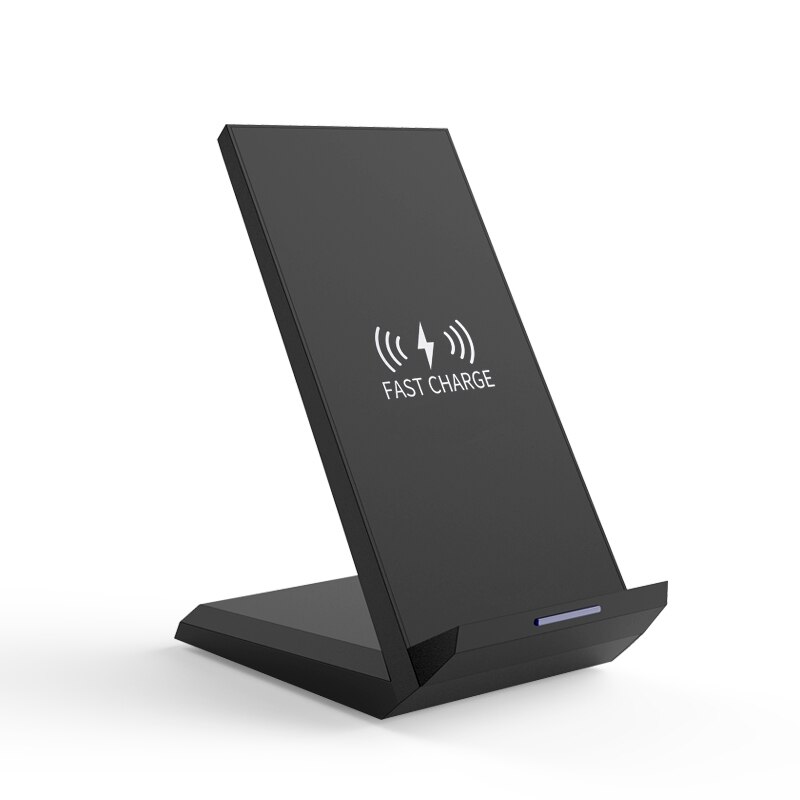 15W Qi Wireless Charger Stand for iPhone 11 Pro 8 X XS Samsung S10 S9 S8 - Fast Charging Desktop Phone Holder with LED Indicator: Default Title