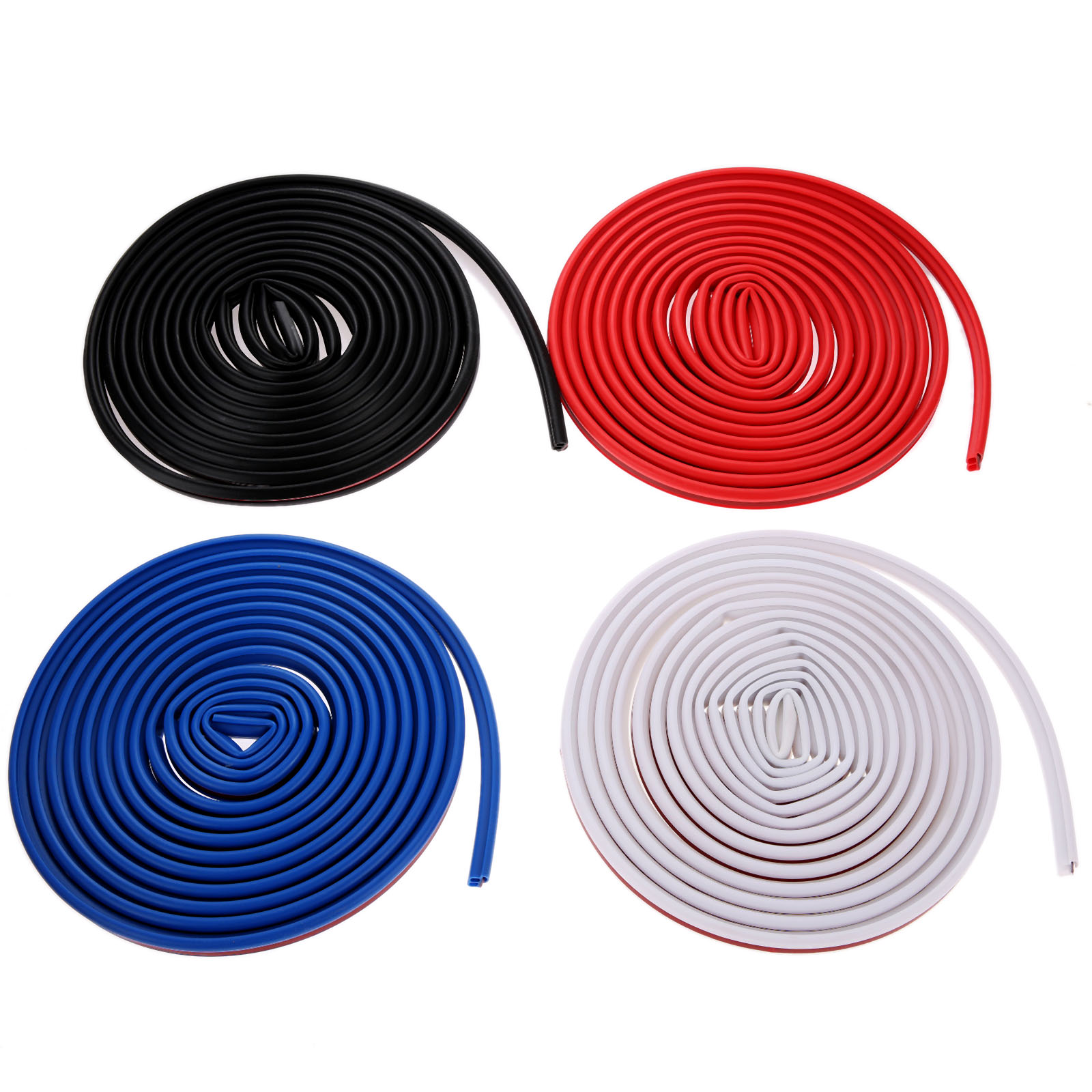 5M Car Door Seal Strips Weatherstrip Rubber Seal Car Stickers Sound Insulation Sealing Automobiles Interior Accessories