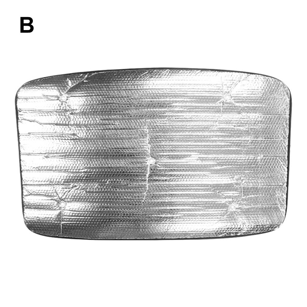 Sunshade for Tesla Model 3 Front Rear Window Windshield Skylight Aluminum foil EVA Sun Shade Anti UV Protected Model 3 Three: Front skylight