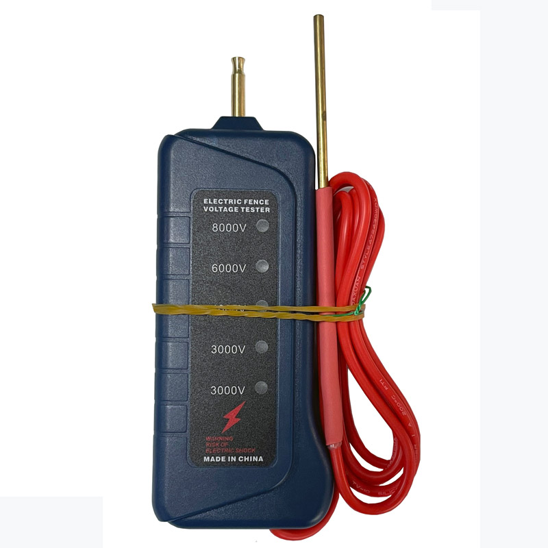 Elektrozaun-Spannungsprüfer für Nutztiere, Garten, Schafe, Pferd, 3000 V-8000 V, LED-Erkennung von Elektrozaun, Fehlerfinder, Voltmeter