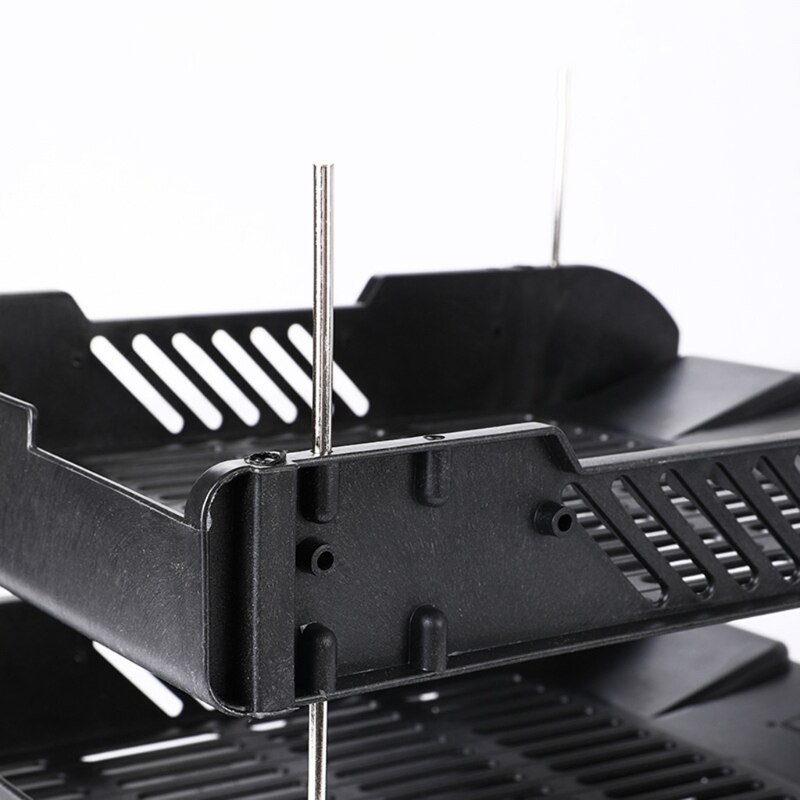 3 Layers Thicken Plastic File Desktop Storage Basket Shelf Rack Box Home Office Document Holder Organizer