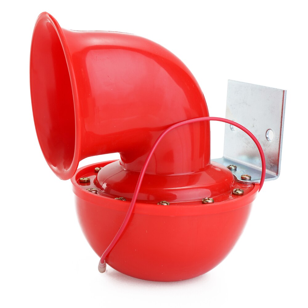 Taureau corne électrique rouge fort 200DB 12V | Son de vieillissement, pour voiture moto bateau camion