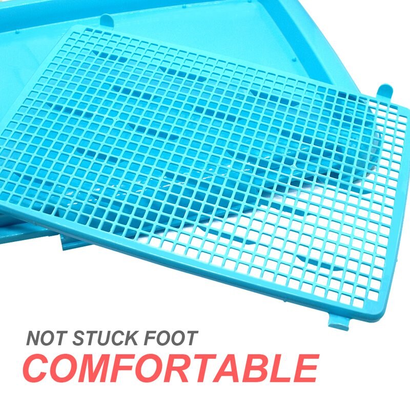 Portable Pet Indoor Toilet For Dogs Wc For Dogs Dog Toilet Tray Potty Training Easy To Clean Simulation Wall,No-Torn Puppy Pad