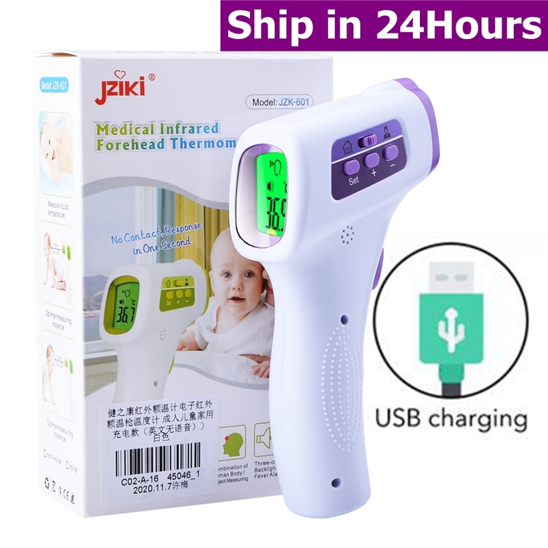 Usb Oplaadbare Thermometer Digitale Thermometer Lichaam Baby Huishoudelijke Termometro Infrarojo Digitale Adulto Usb Temperatuur Gun