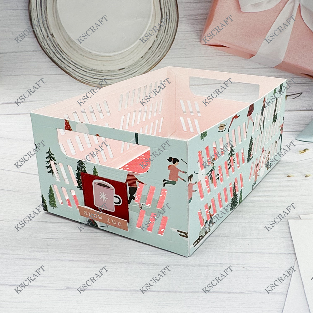 KSCRAFT – boîte de caisse 3D, matrices de découpe, pochoirs pour bricolage, Scrapbooking, gaufrage décoratif de cartes en papier, travaux manuels