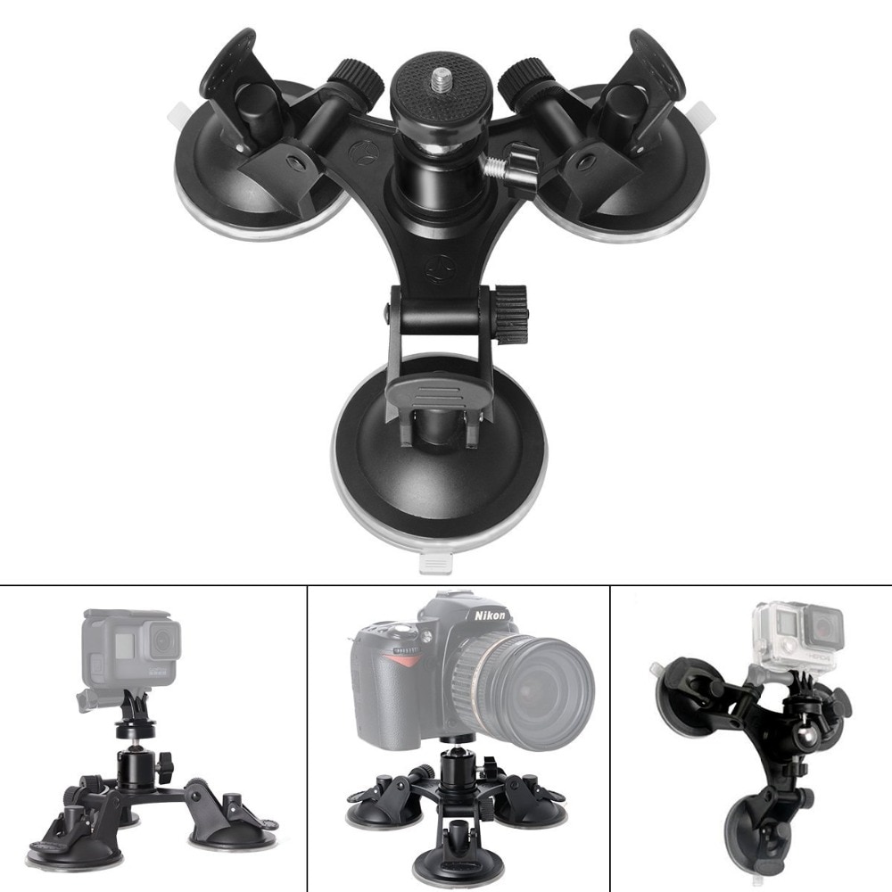 Window Glass Suction Cup Car Driving Recorder Tripod Mount for DJI Pocket 2 / DJI OSMO Pocket Handheld Gimbal Camera Accessories
