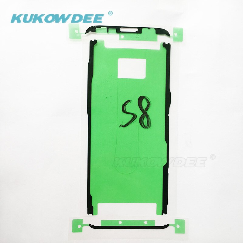 5 stück Rahmen Aufkleber Für Samsung Galaxy S5 S6 rand Plus S7 rand S8 Plus S9 Plus LCD Lünette Adhesive band Kleber Rahmen Aufkleber