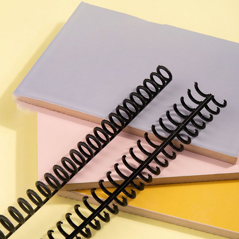 Folhas avulsas para encadernação de papel, anel espiral com 30 furos para amarração e fichário, para caderno, livro de recortes e papelaria com 10 peças