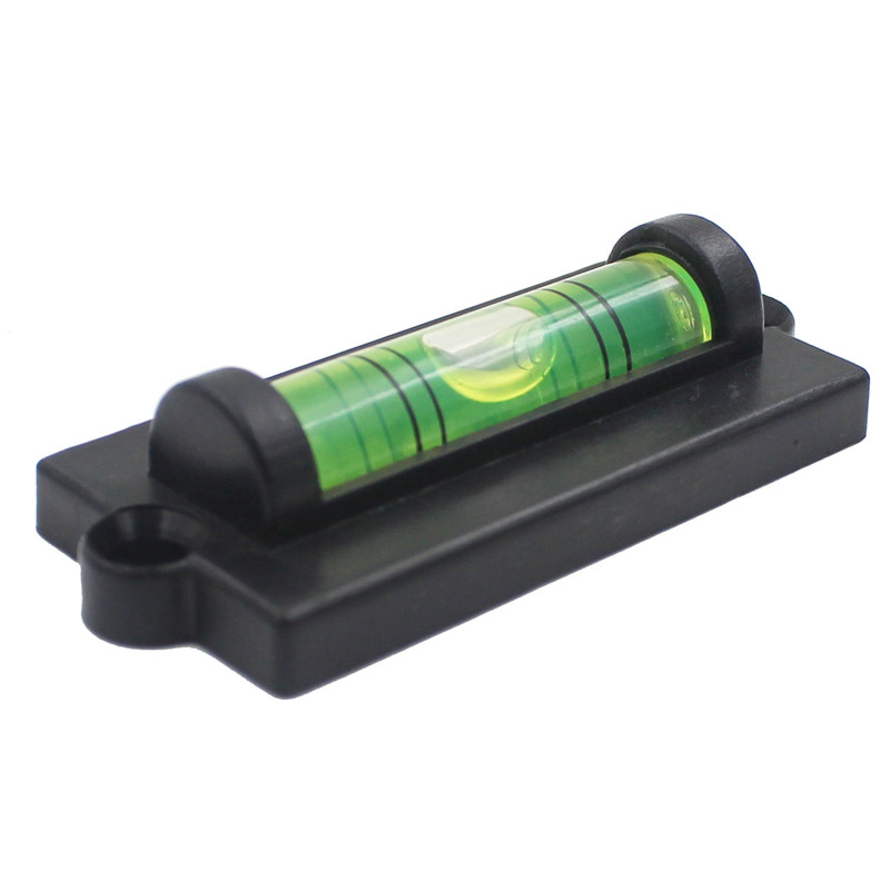 HACCURY Mini waterpas waterpas Kleine geest met Montage Gaten water niveau tool met oren