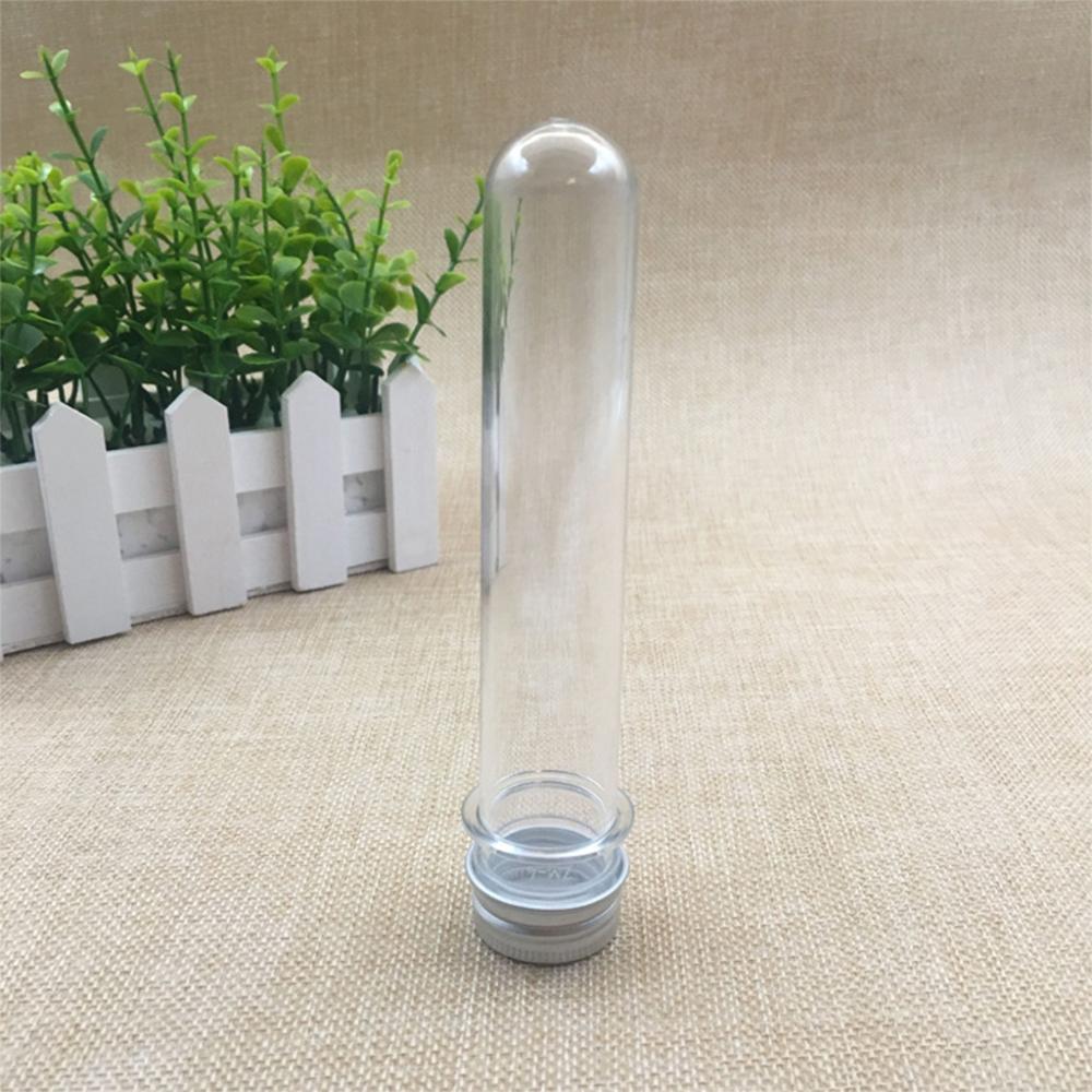 Kunststoff Prüfung Rohre Klar und transparent Süssigkeit Lagerung Container mit Schraube Kappen 40ml 10Stck