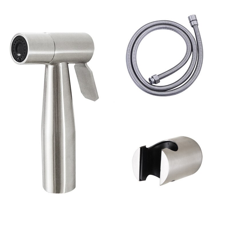 Stainless Steel Toilet Bidet Tap Jet Set Hand Held Shower Bathroom Sprayer Hygienic Shower Spray Gun Home Bathroom Bidet Faucet: Style 4