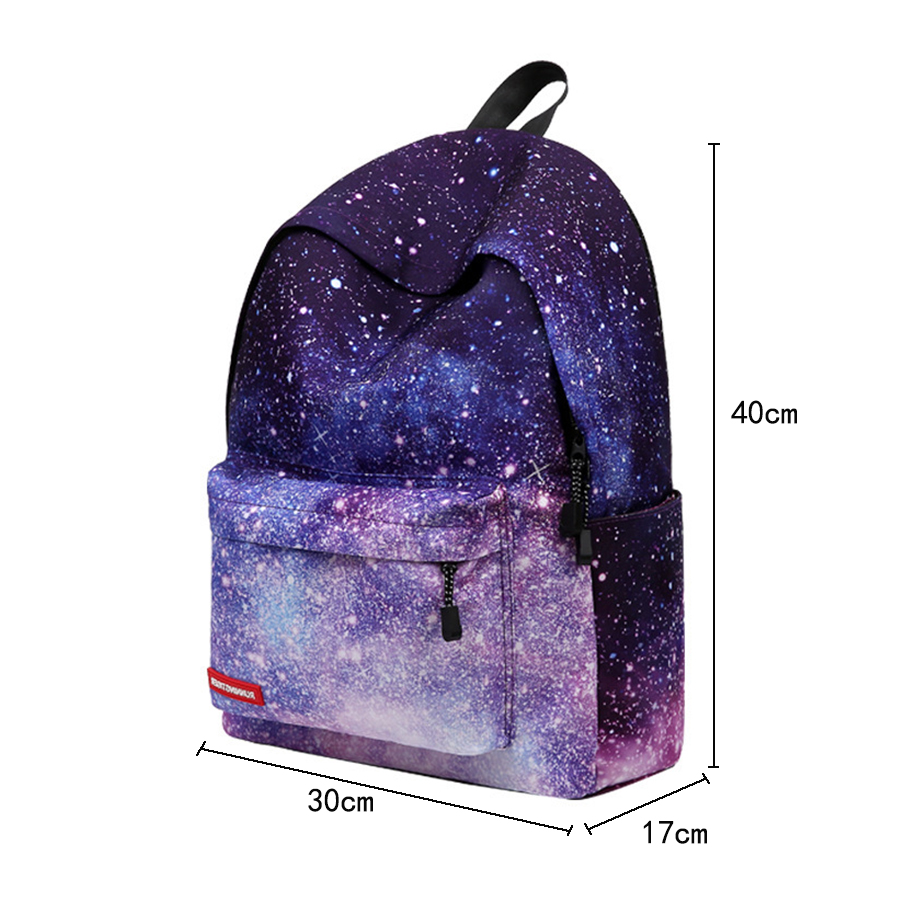 Multicolor Rucksack Stilvolle Galaxy Bookbags Star Universe Raum Schule Taschen Für Teenager Harajuku Frauen Rucksack Laptop Neue