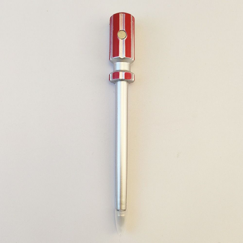 1 Piece Simulation Hardware Tools Korean Stationery 0.5mm Black Ink Ballpoint Pen Pen Hammer Writing Pen School: Burgundy