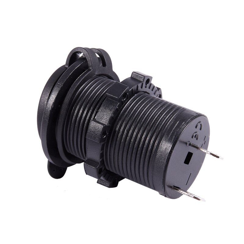 12V/24V Car Boat 2.4A USB Charger Port Socket With Switch