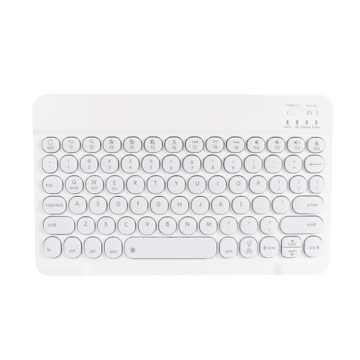 Mini Rechargeable Wireless Backlit Keyboard for iPad Mini 2021 Mini6 Mini 6 8.3 inch Teclado Russian Spanish Korean Keyboard: white keyboard