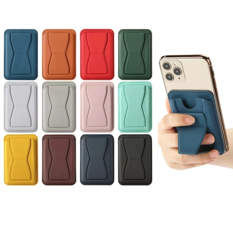Magnetic Folding Wallet Card Holder Leather Macsafe Case for Magsafe IPhone 15 14 13 16 11 Pro Max 12 Plus Mac Safe Stand Cover